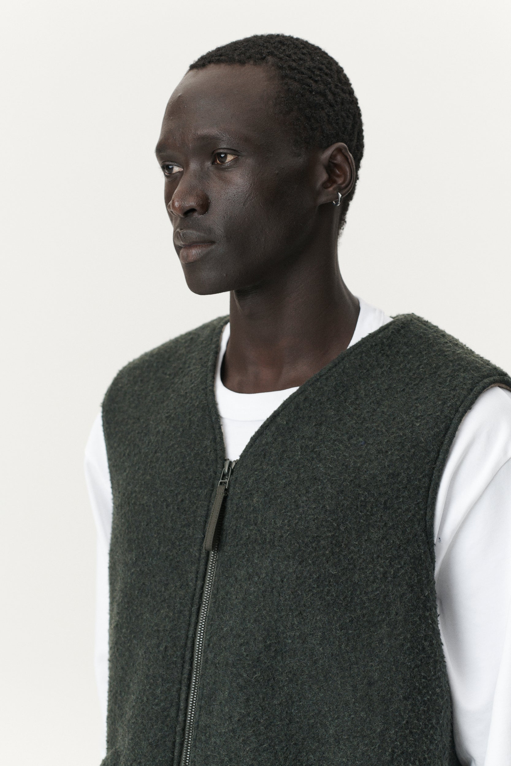 G-LAIT BONDED FLEECE BOILED AW25 GREEN