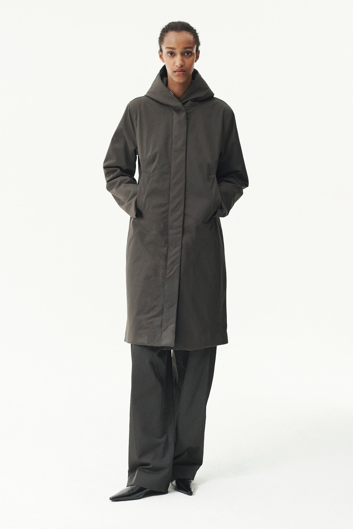 NOT SO LONG TUBE NIN SPIN TWILL AW26 FADED COFFEE