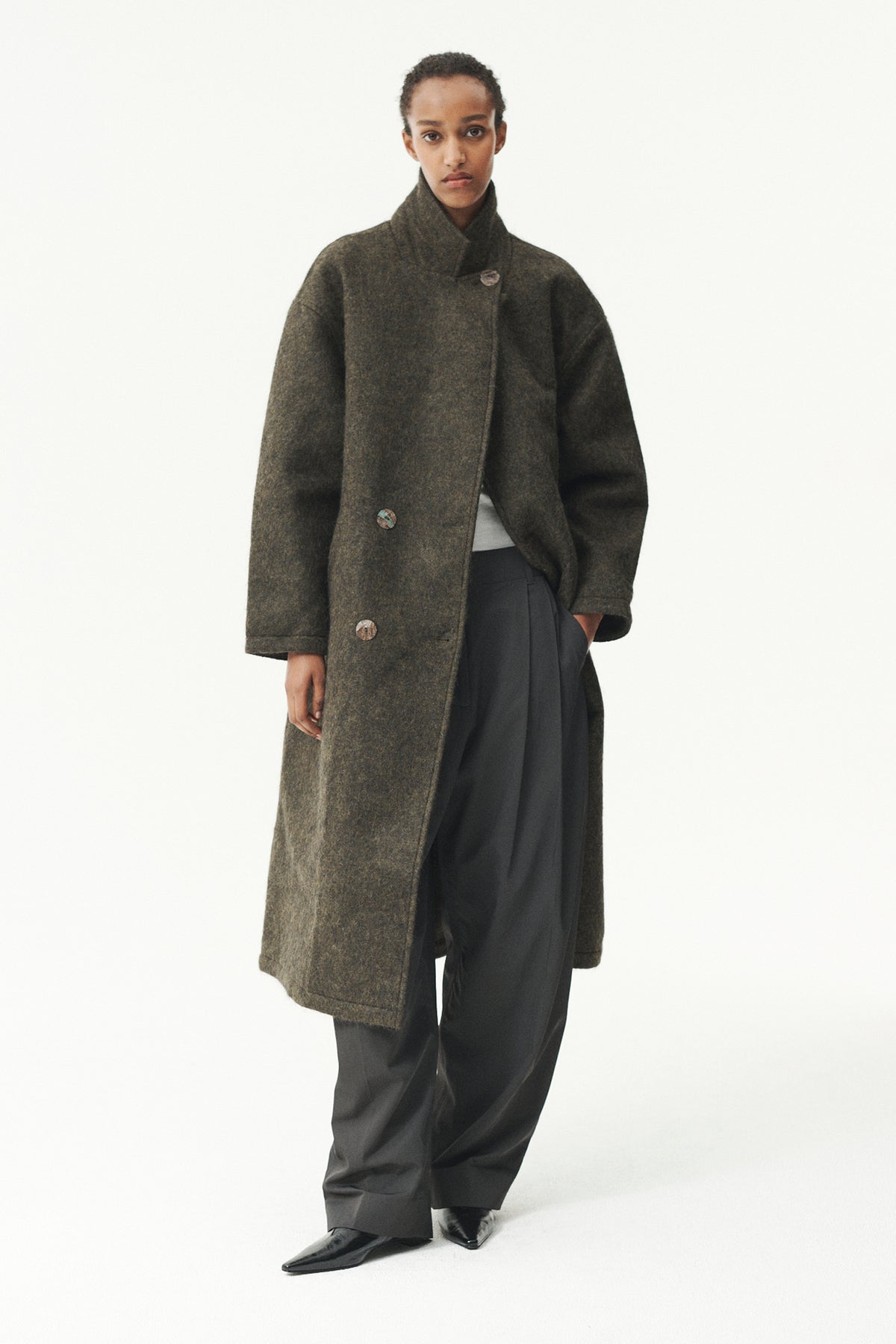 BB OVERCOAT AW26 GREEN