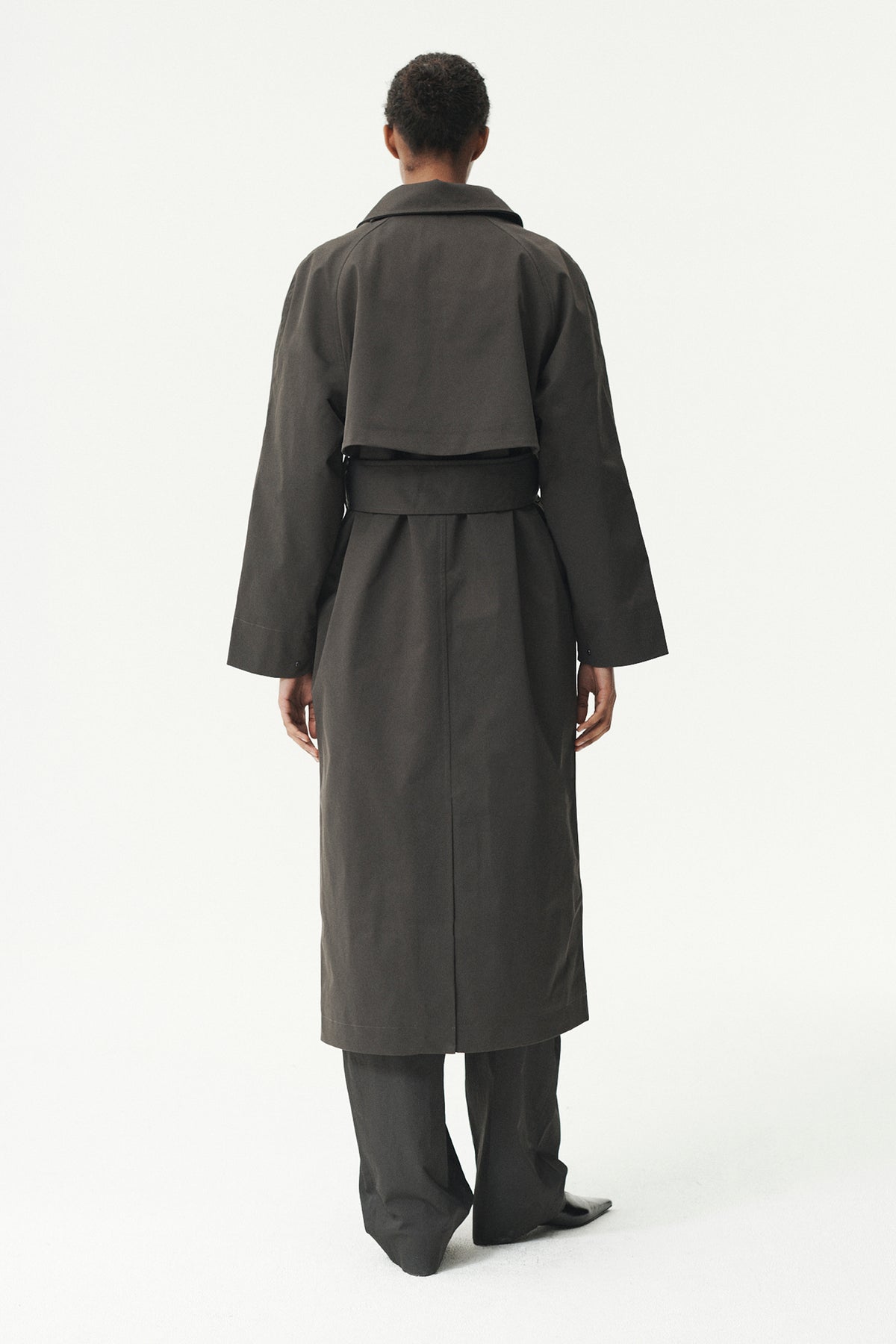 ROOMY TRENCH NINSPIN AW26 FADED COFFEE