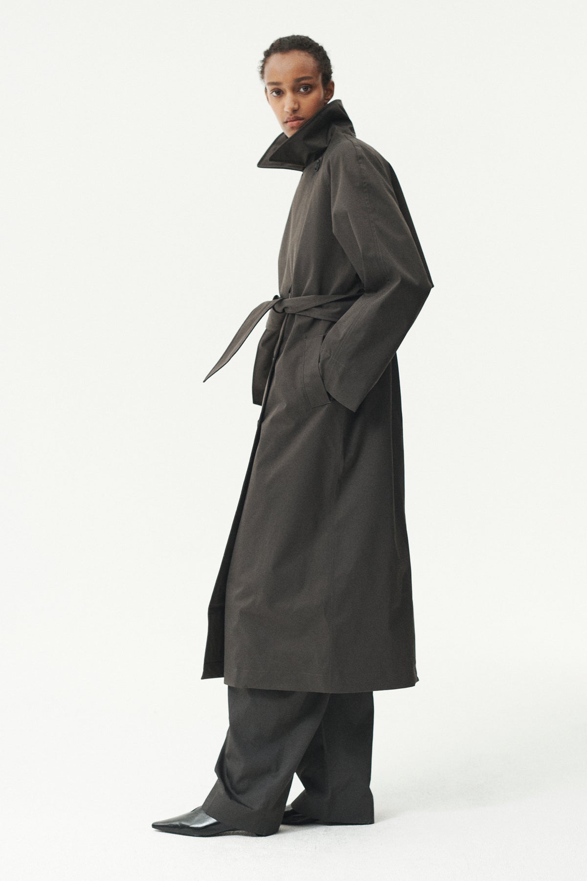ROOMY TRENCH NINSPIN AW26 FADED COFFEE