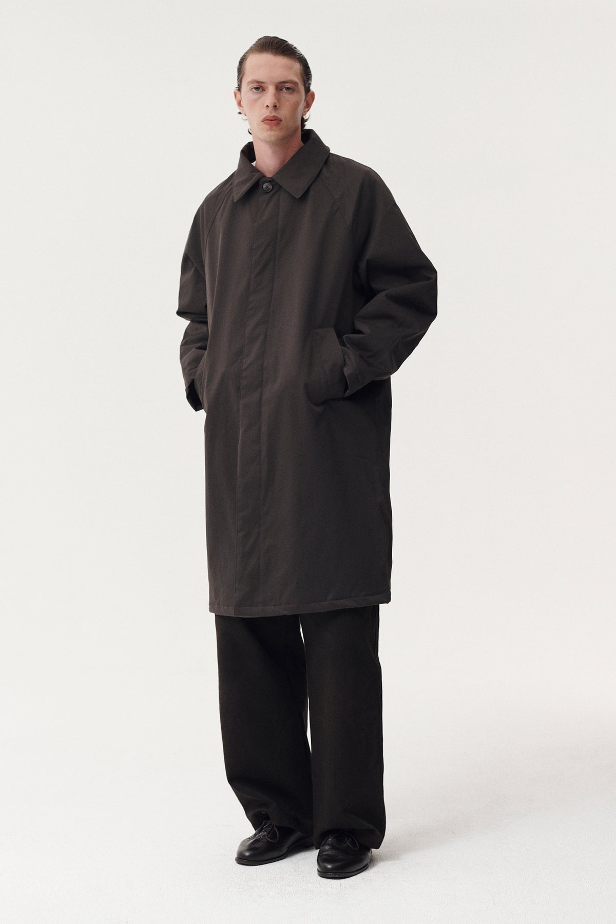 JOBA CARCOAT NIN SPIN AW26 FADED COFFEE