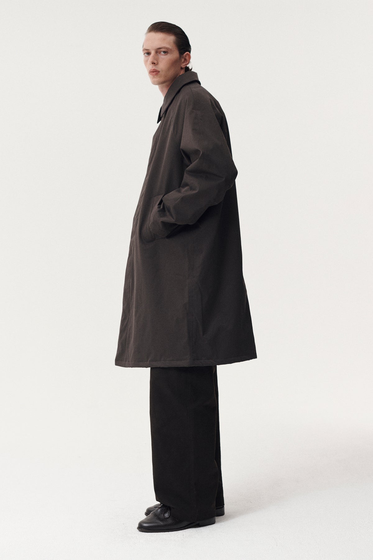 JOBA CARCOAT NIN SPIN AW26 FADED COFFEE