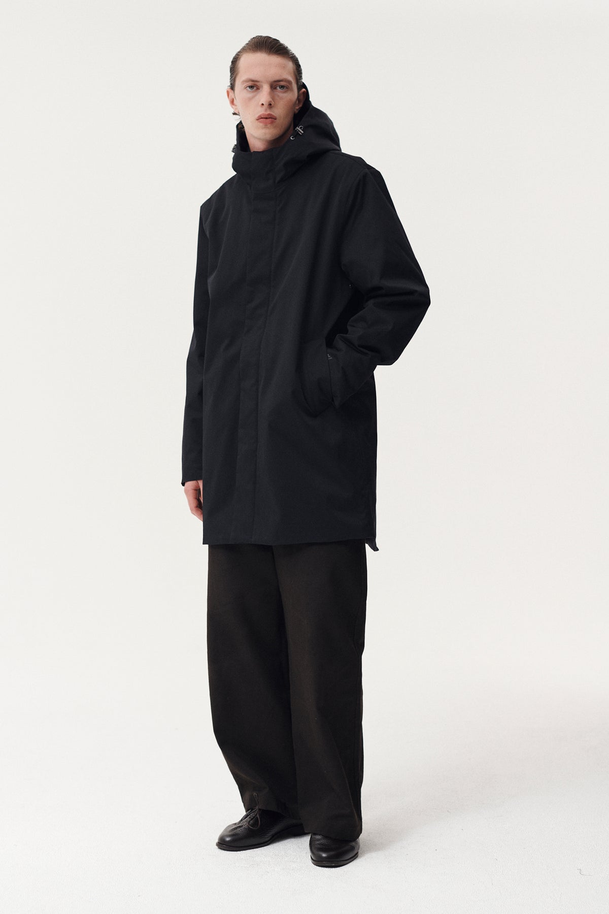 TERROR WEATHER PARKA NIN SPIN TWILL AW26 BLACK