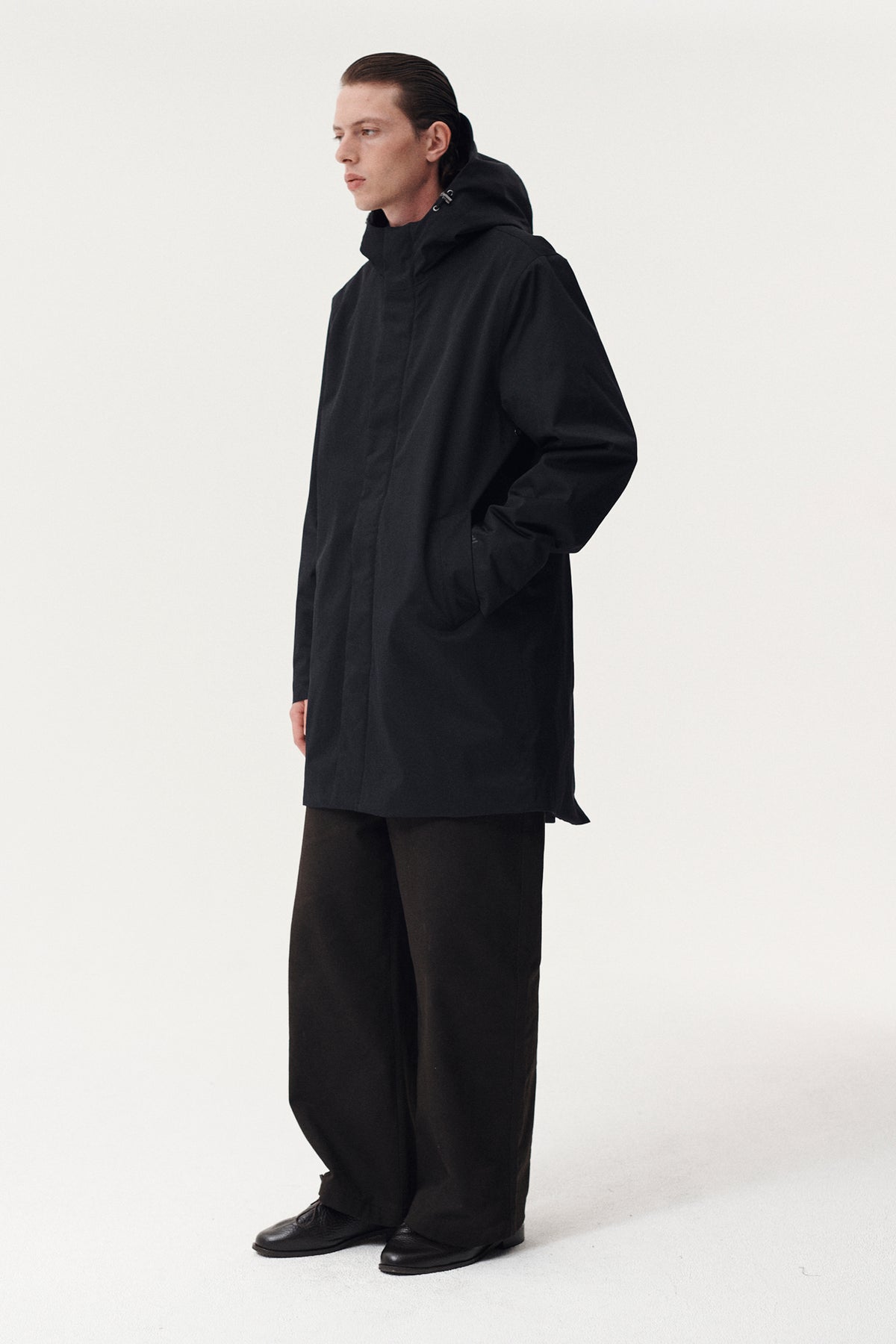 TERROR WEATHER PARKA NIN SPIN TWILL AW26 BLACK