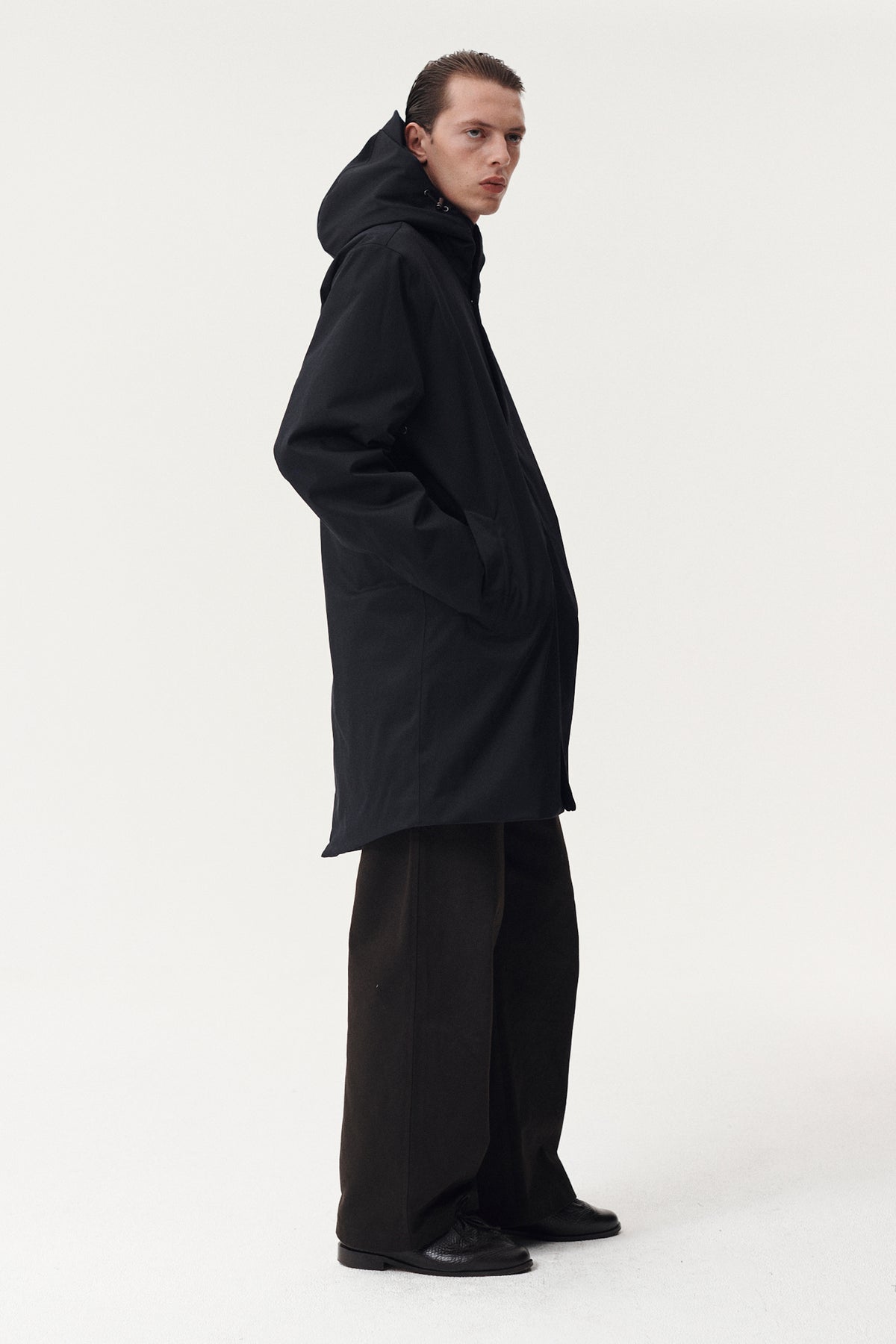 TERROR WEATHER PARKA NIN SPIN TWILL AW26 BLACK