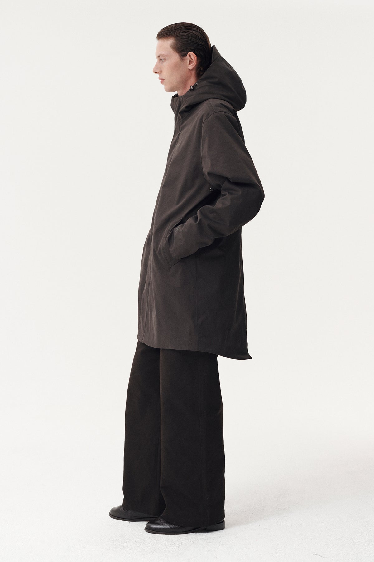TERROR WEATHER PARKA NIN SPIN TWILL AW26 FADED COFFEE