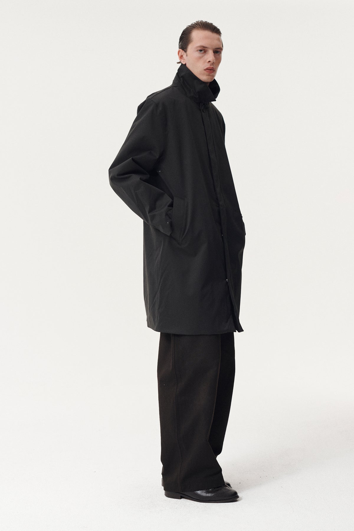 LONG DONG NIN SPIN TWILL AW26 WASHED BLACK