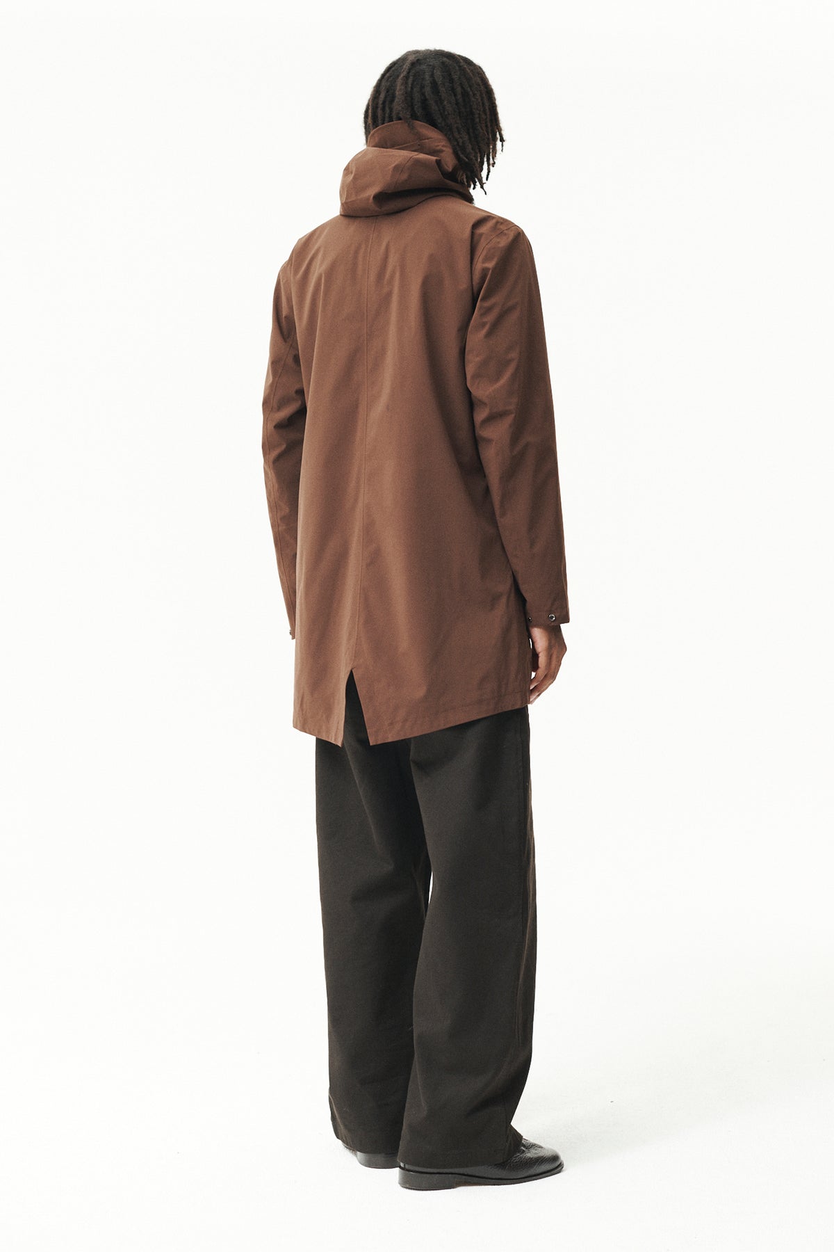 TERROR WEATHER RAIN SHELL AW26 CHOCOLATE