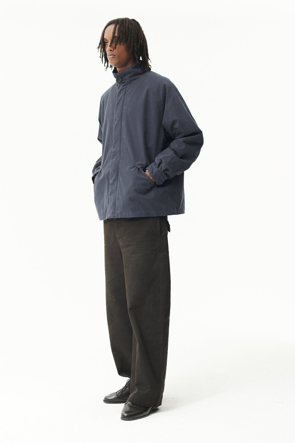 SHORT COACH BRUSHED COTTON AW26 NAVY