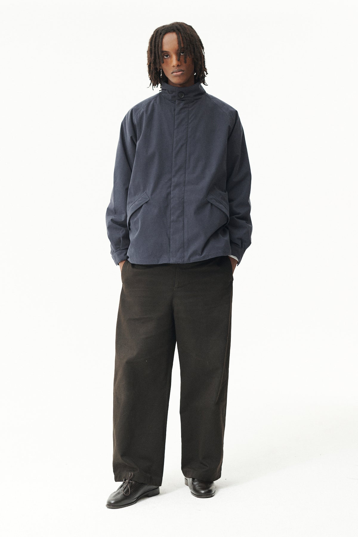 SHORT COACH BRUSHED COTTON AW26 NAVY