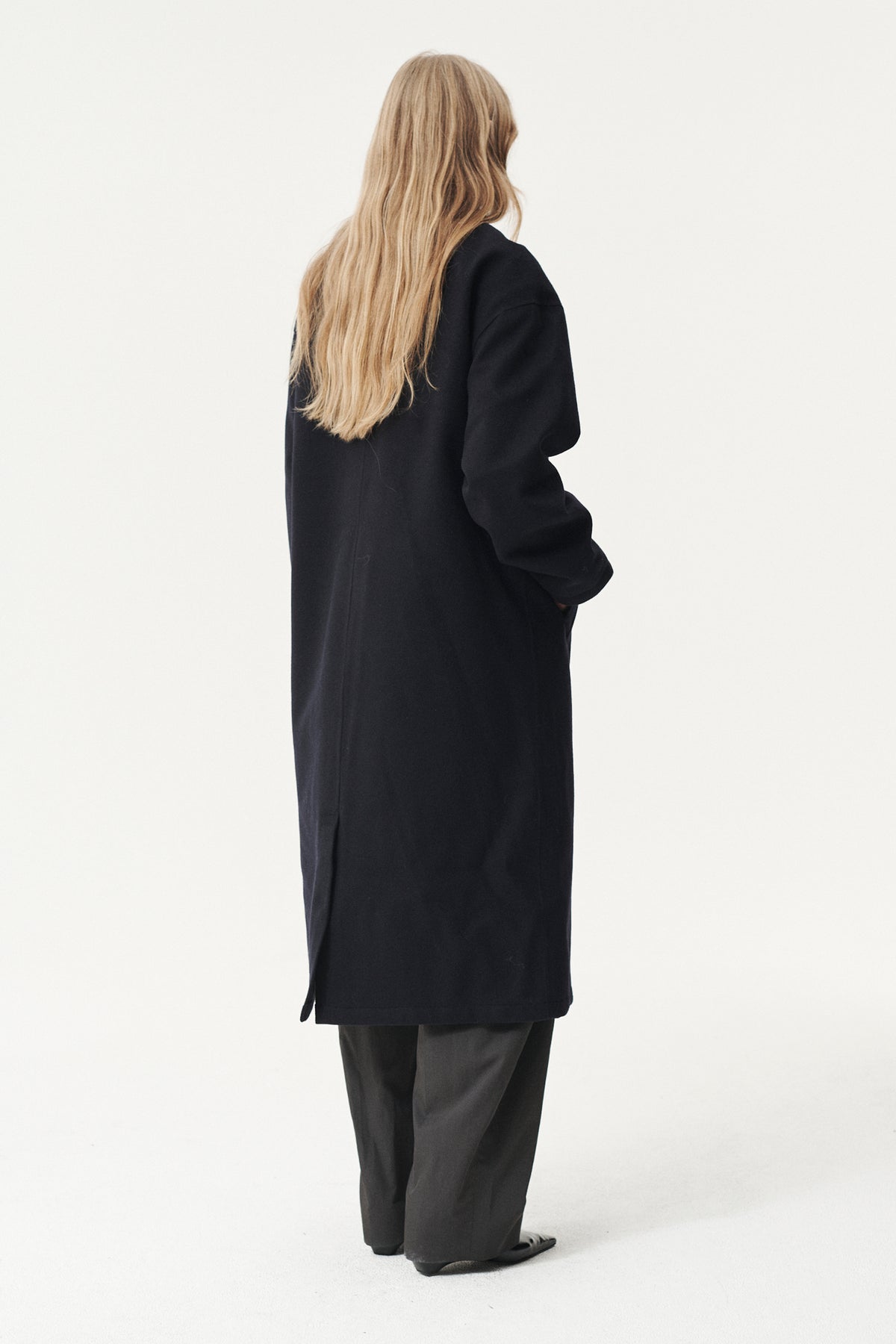 JANICE B TECHWOOL AW26 NAVY