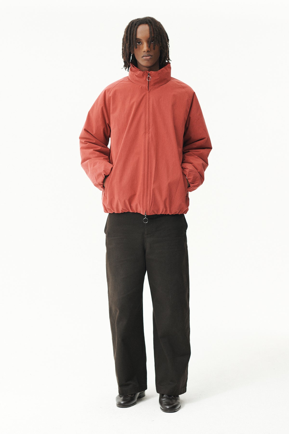 SHORT TRACKER WASHED TENCEL AW26 FADED CHERRY
