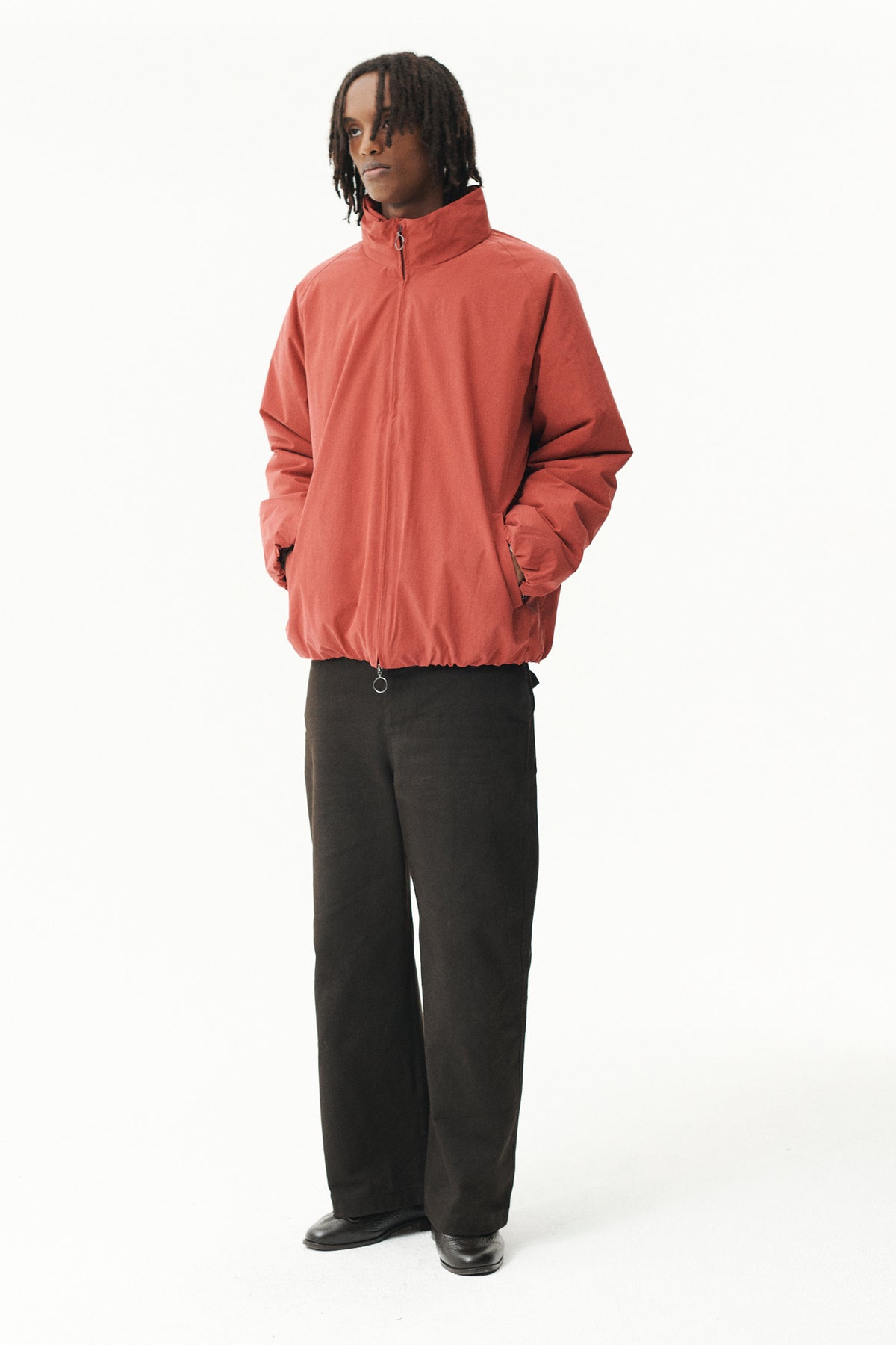 SHORT TRACKER WASHED TENCEL AW26 FADED CHERRY