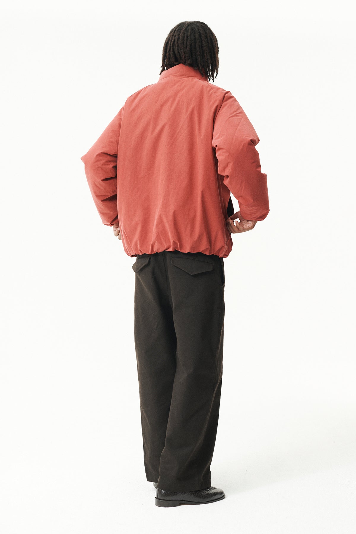 SHORT TRACKER WASHED TENCEL AW26 FADED CHERRY