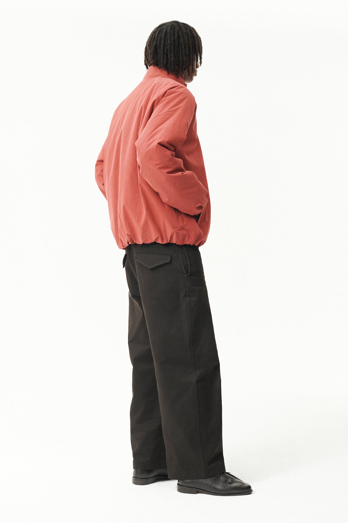 SHORT TRACKER WASHED TENCEL AW26 FADED CHERRY