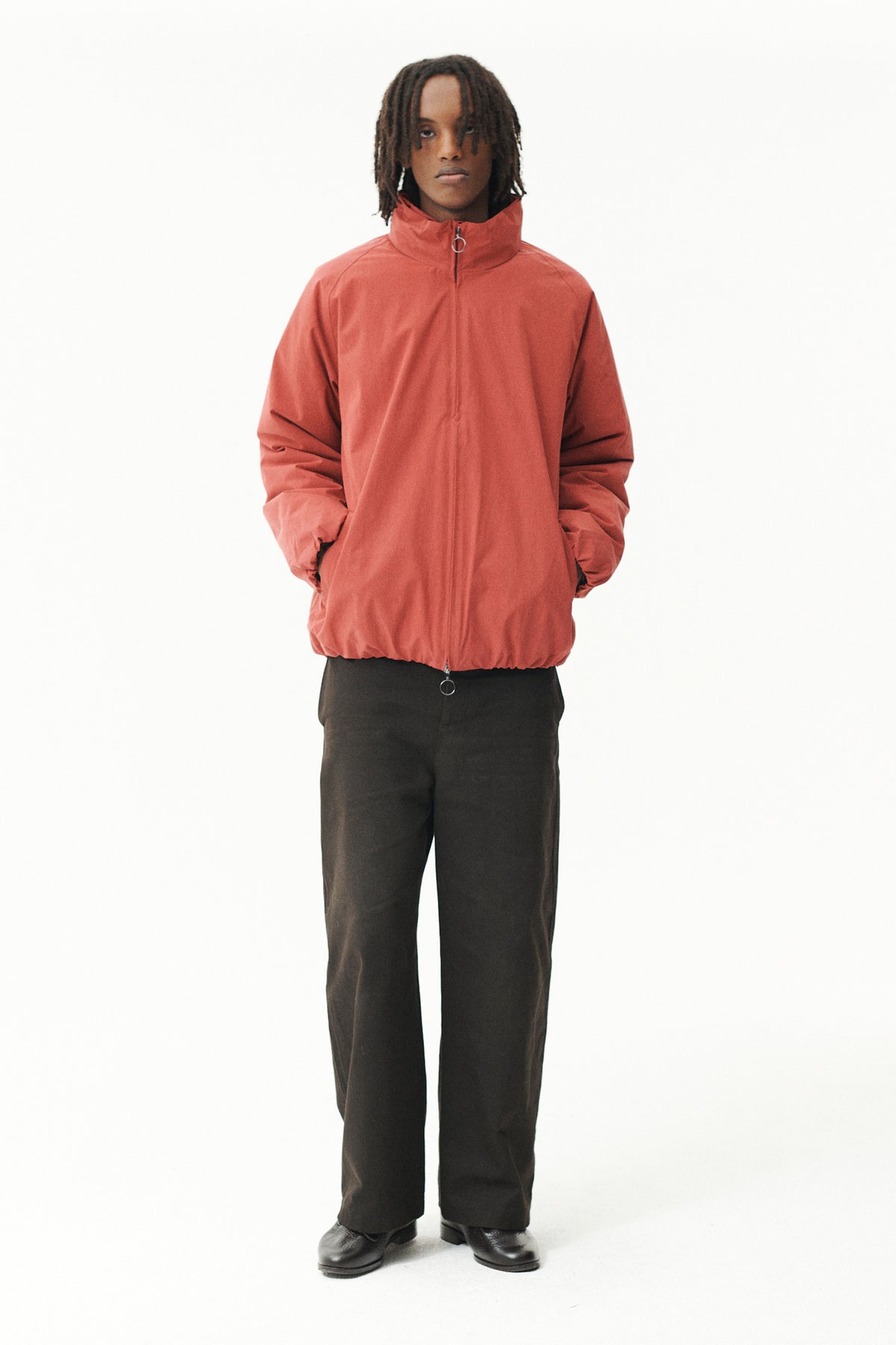 SHORT TRACKER WASHED TENCEL AW26 FADED CHERRY
