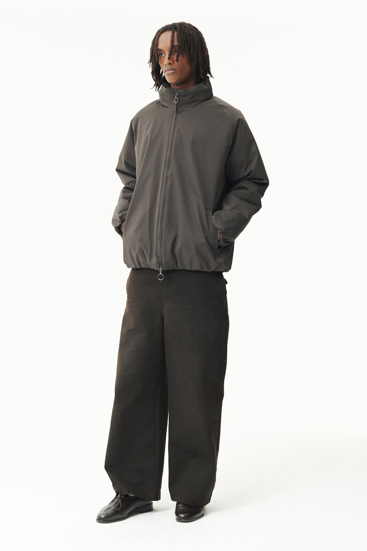SHORT TRACKER NIN SPIN TWILL AW26 FADED COFFEE