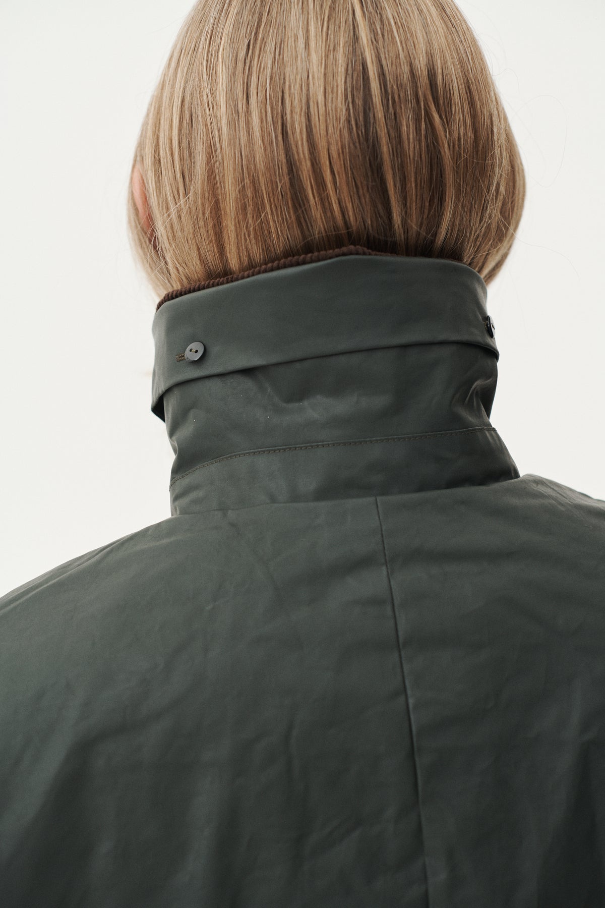 SHIRT JACKET WAXED AW26 DARK GREY GREEN