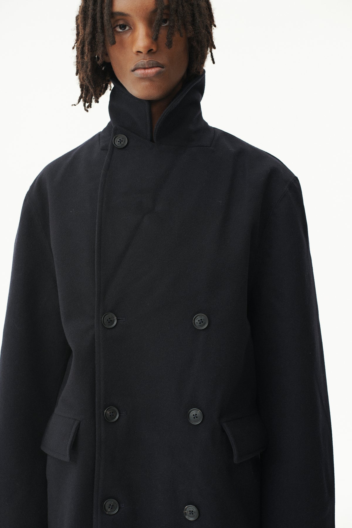 SHUVA C MELTON AW26 NAVY