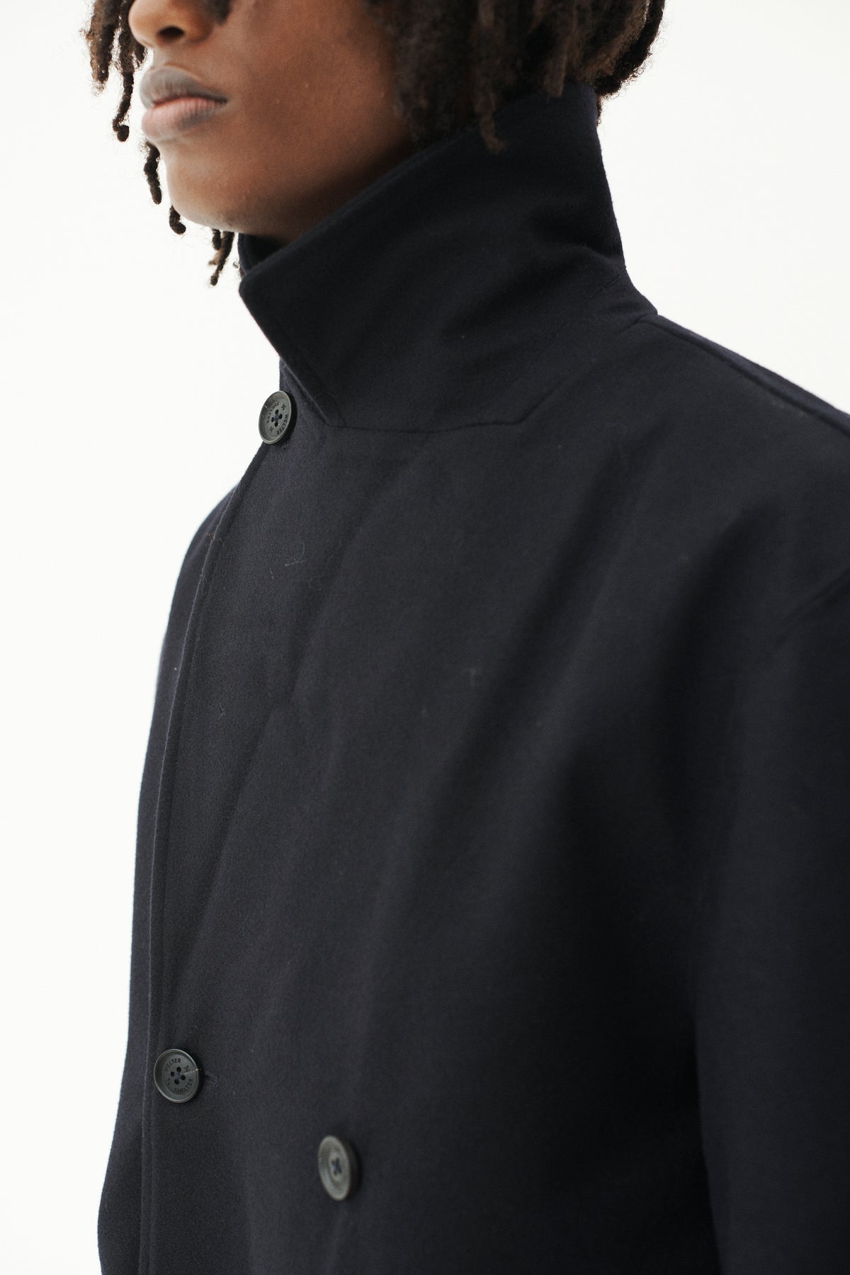 SHUVA C MELTON AW26 NAVY