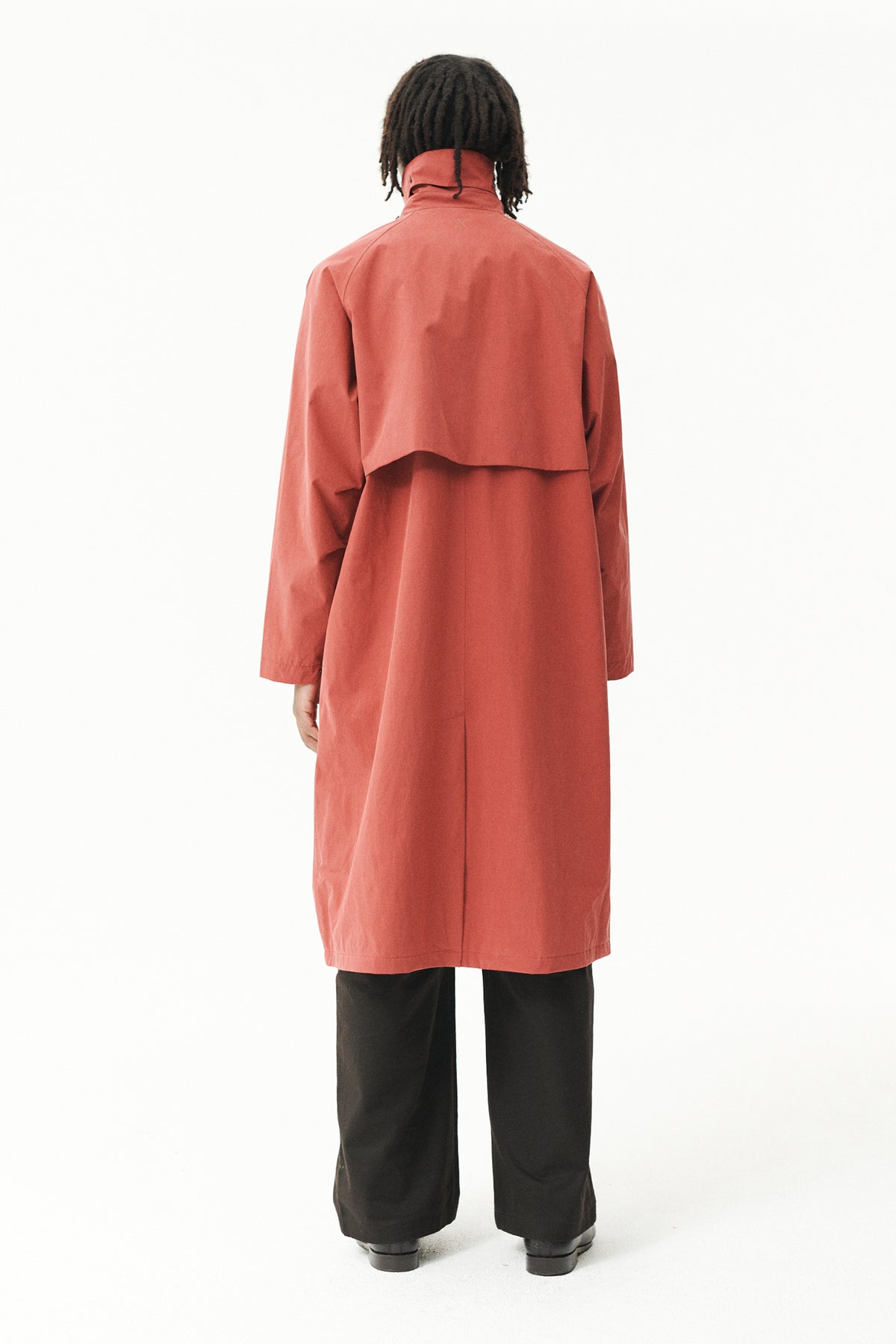 LONG COACH WASHED TENCEL CORDU AW26 FADED CHERRY