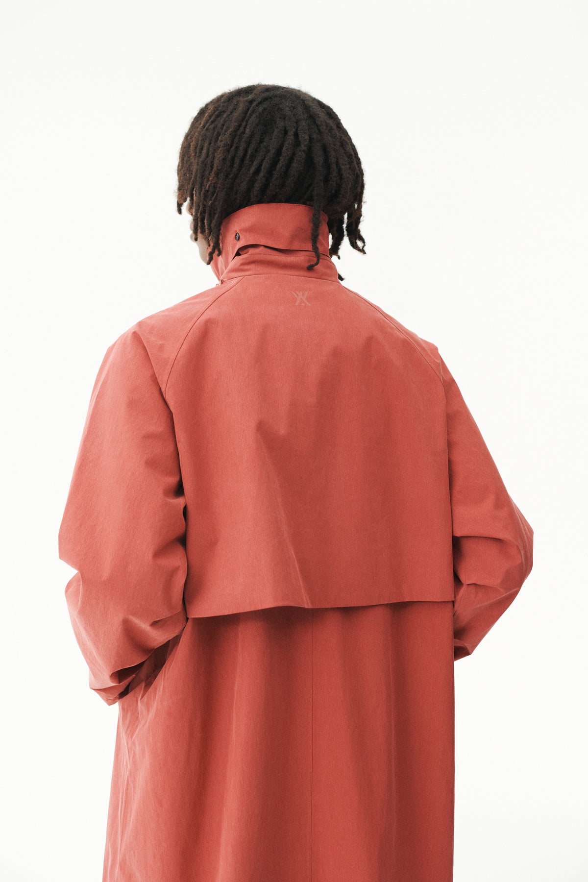 LONG COACH WASHED TENCEL CORDU AW26 FADED CHERRY