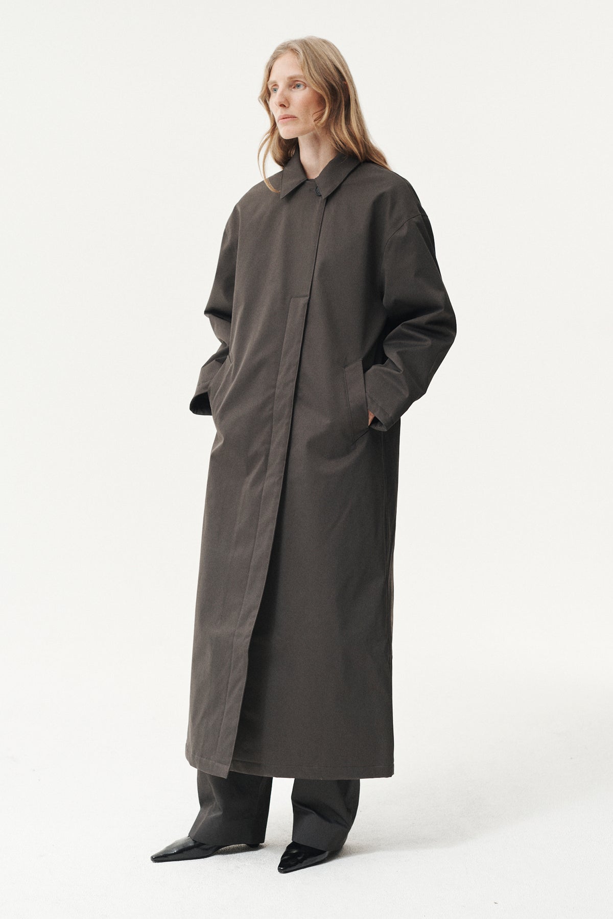 JANICE B LONG NIN SPIN AW26 FADED COFFEE
