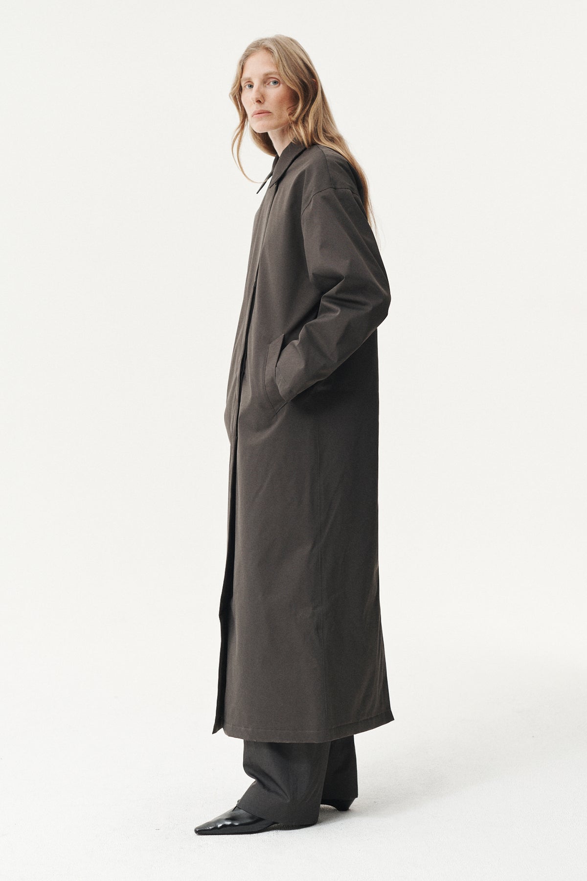 JANICE B LONG NIN SPIN AW26 FADED COFFEE