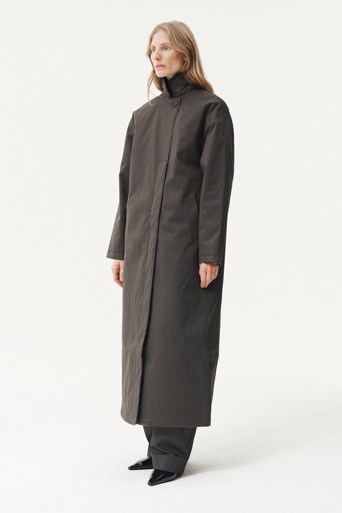 JANICE B LONG NIN SPIN AW26 FADED COFFEE
