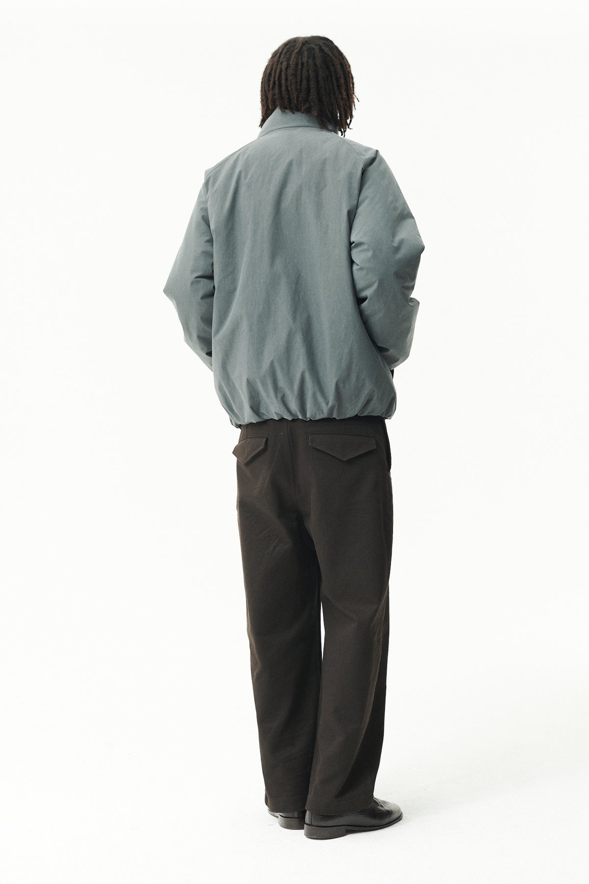 SHORT TRACKER WASHED TENCEL AW26 FADED GREY