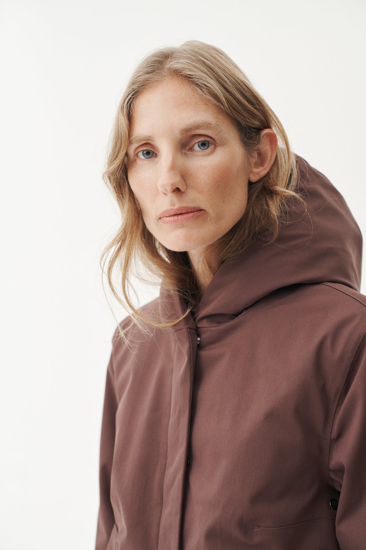 NOT SO LONG TUBE NIN SPIN TWILL AW26 PLUM