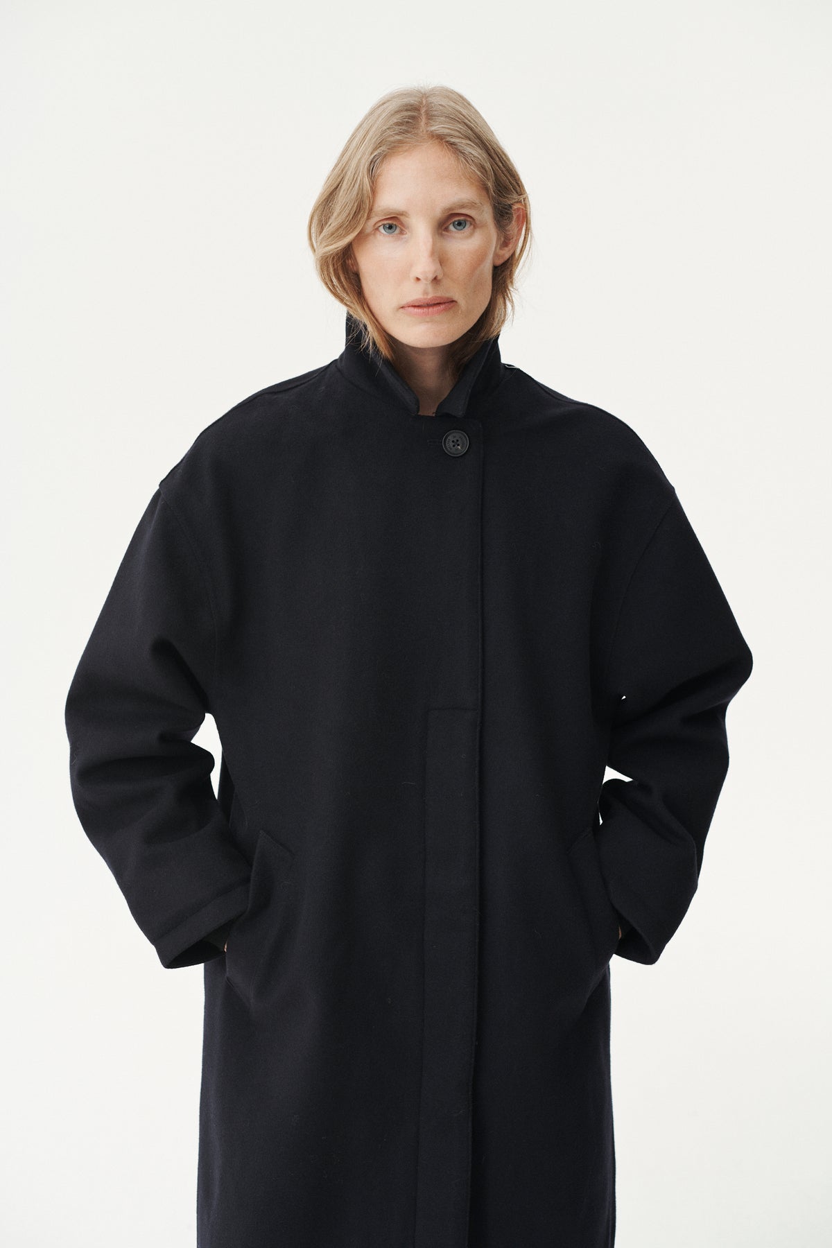 JANICE B LONG TECHWOOL AW26 NAVY