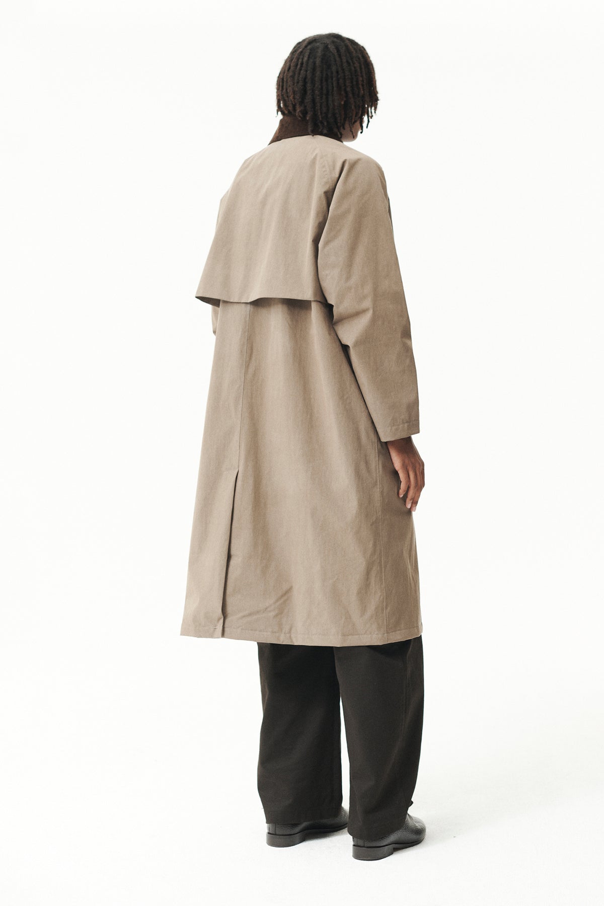 LONG COACH WASHED TENCEL CORDU AW26 FADED CAMEL