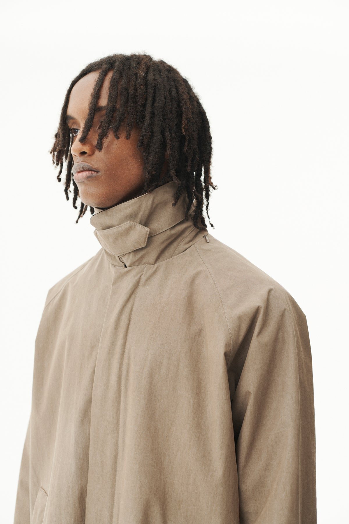 LONG COACH WASHED TENCEL CORDU AW26 FADED CAMEL