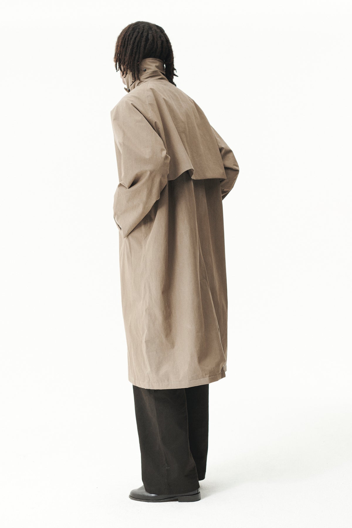 LONG COACH WASHED TENCEL CORDU AW26 FADED CAMEL