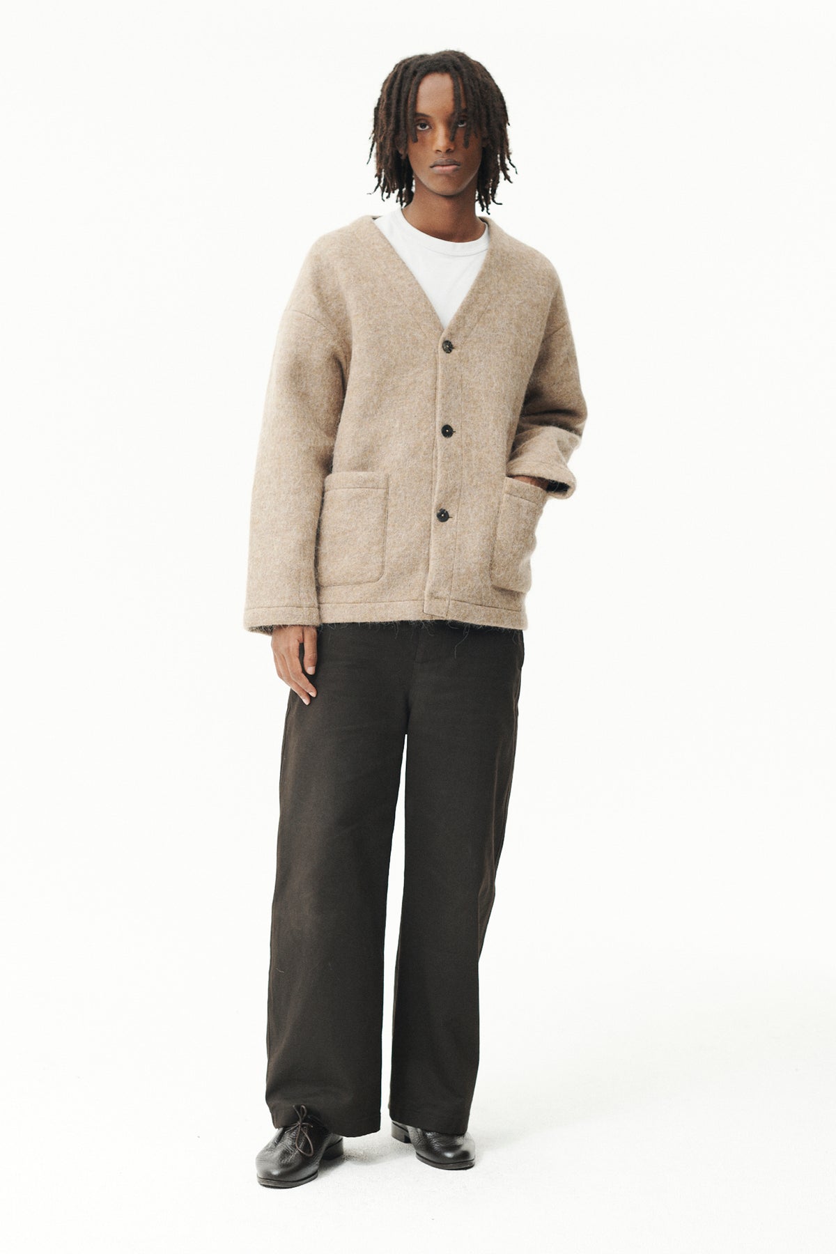 CARDI FUZZY BONDED AW26 CAMEL