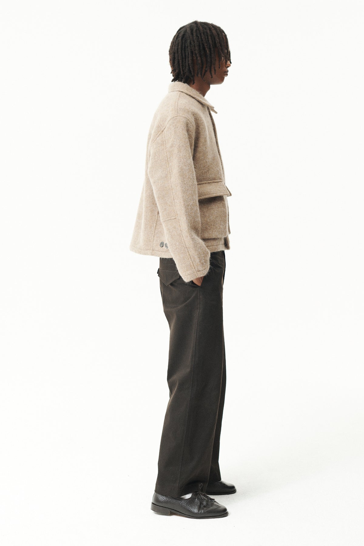 O SHIRT NEW FUZZY AW26 CAMEL