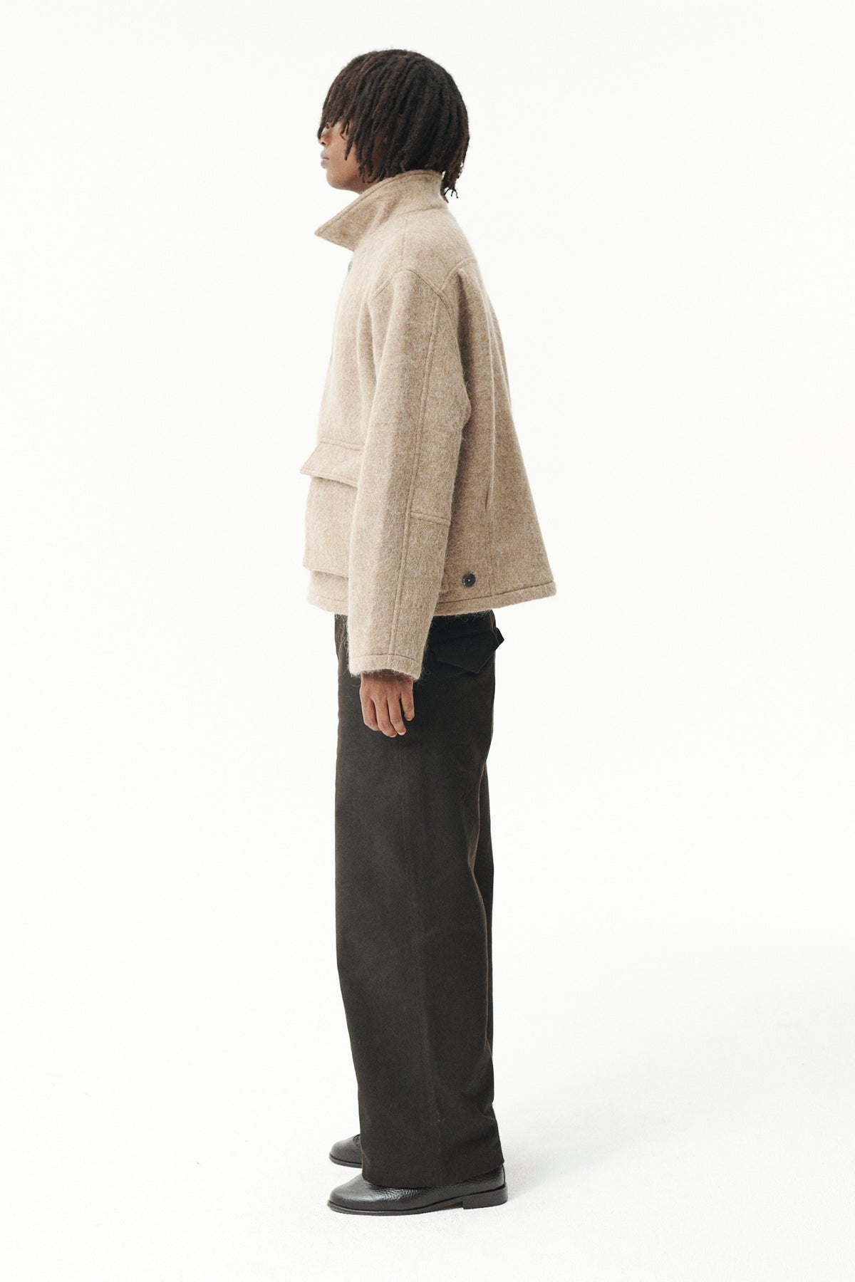 O SHIRT NEW FUZZY AW26 CAMEL