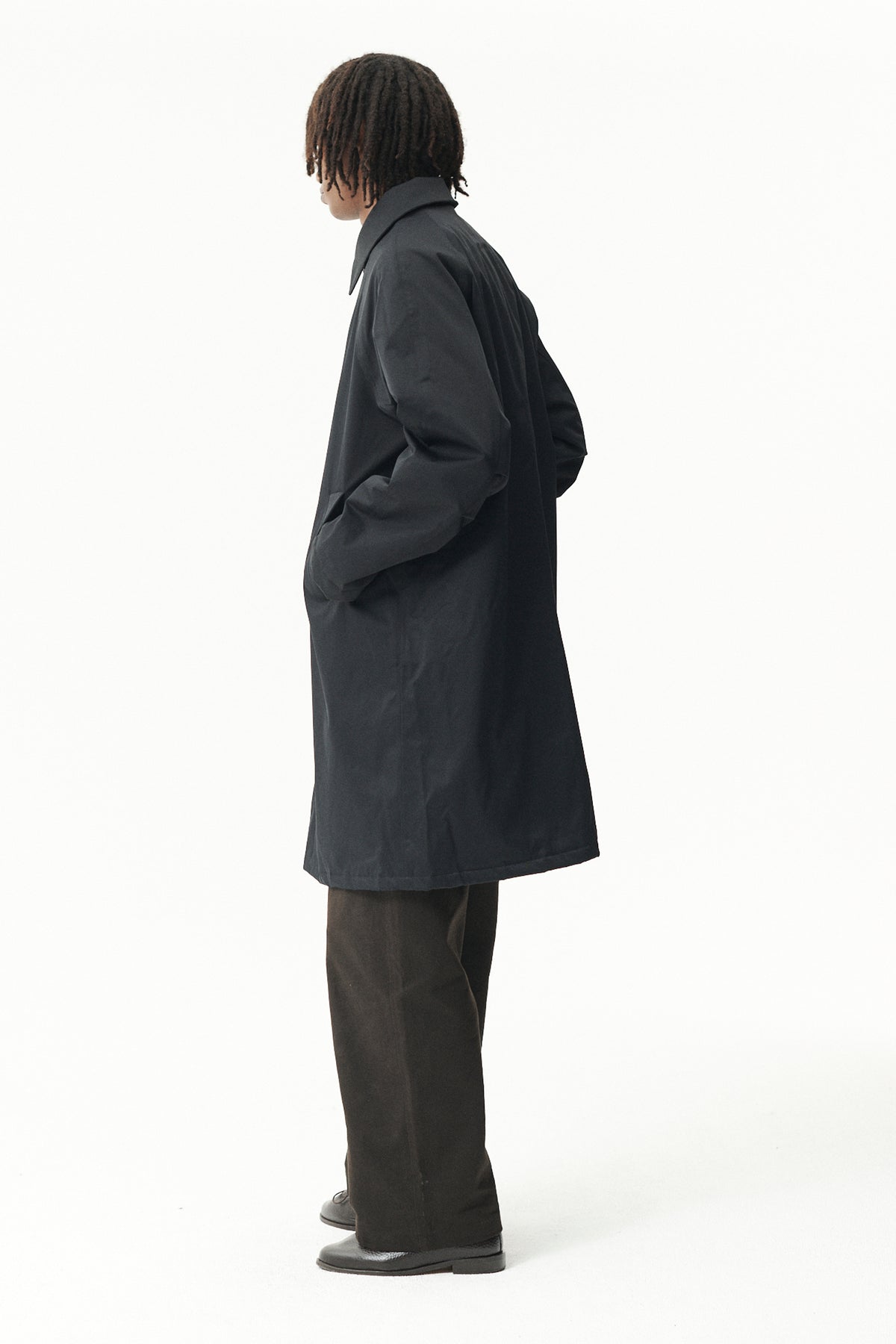 JOBA CARCOAT NIN SPIN AW26 WASHED BLACK