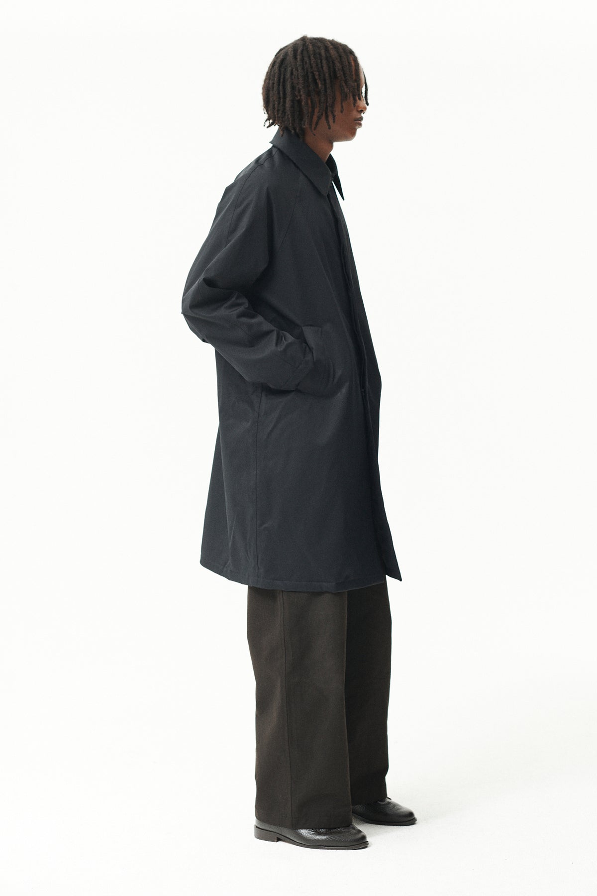 JOBA CARCOAT NIN SPIN AW26 WASHED BLACK