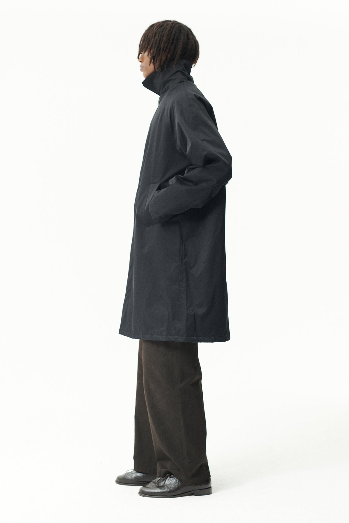 JOBA CARCOAT NIN SPIN AW26 WASHED BLACK