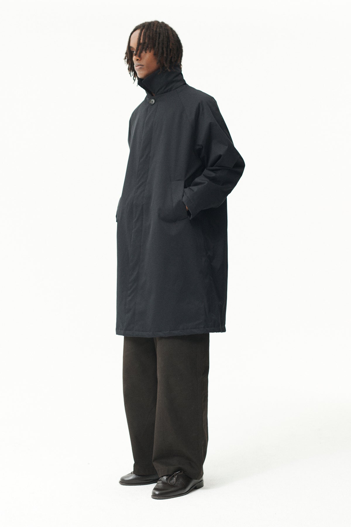 JOBA CARCOAT NIN SPIN AW26 WASHED BLACK