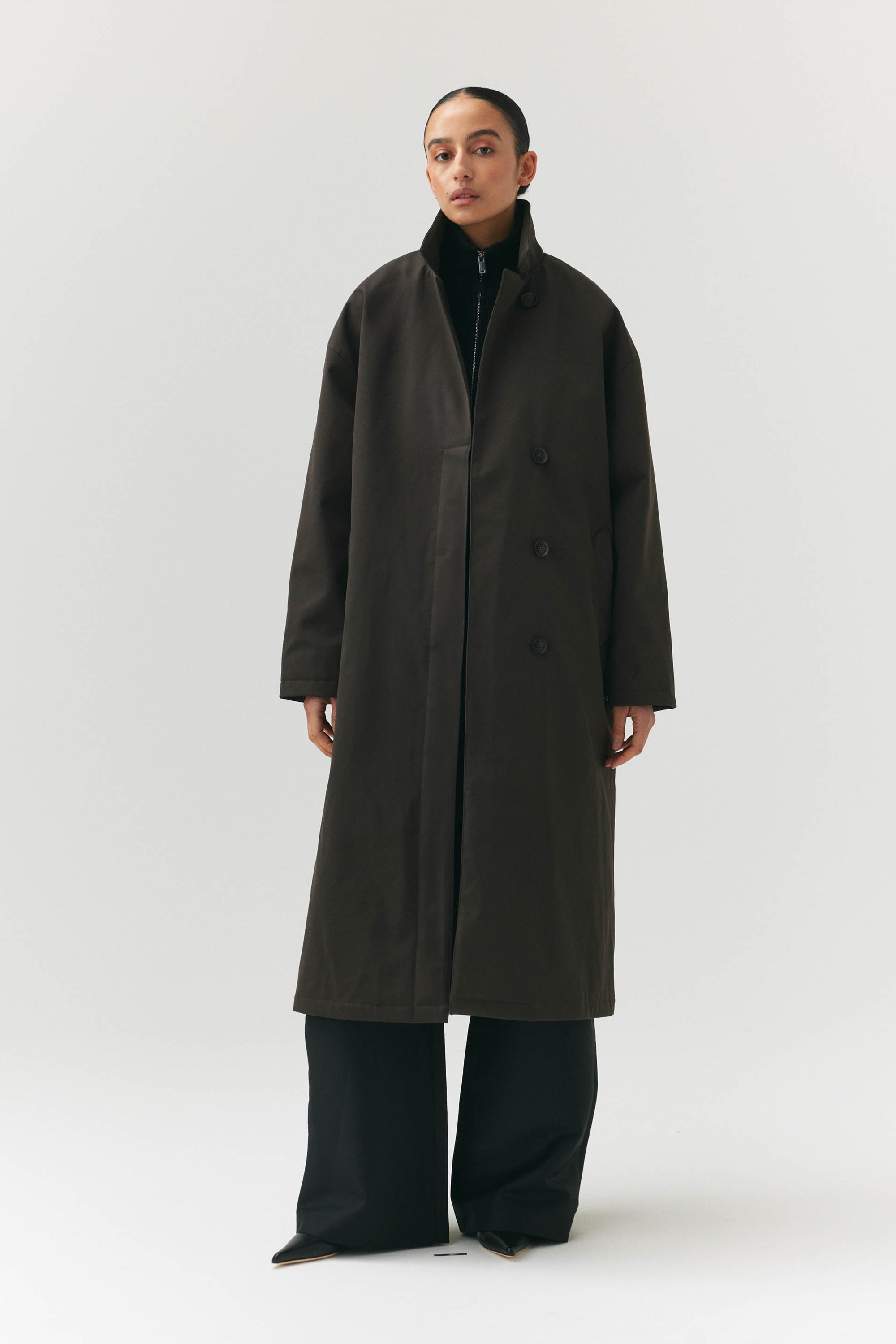 Janice B - Women Winter Coat - Brown - Waterproof winterjacket