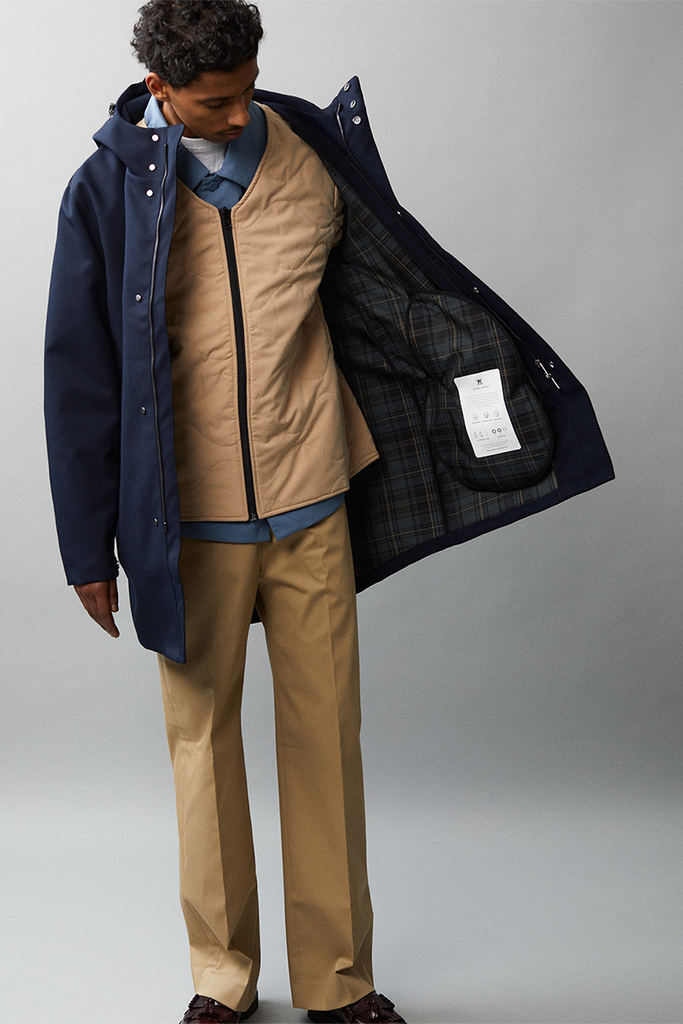 TERROR WEATHER PARKA BONDED W LINER AW22 NAVY | Welter Shelter