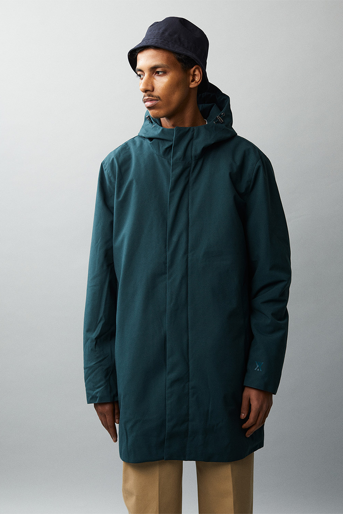 TERROR WEATHER PARKA POLY RAYON AW22 TEAL