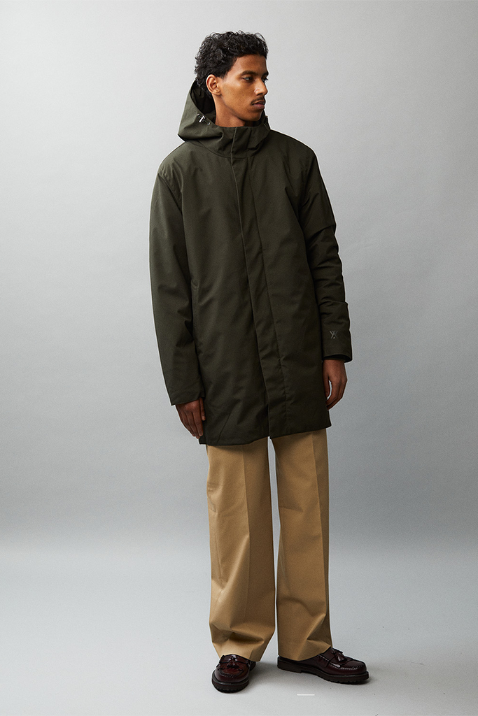 TERROR WEATHER PARKA POLY RAYON AW22 OLIVE