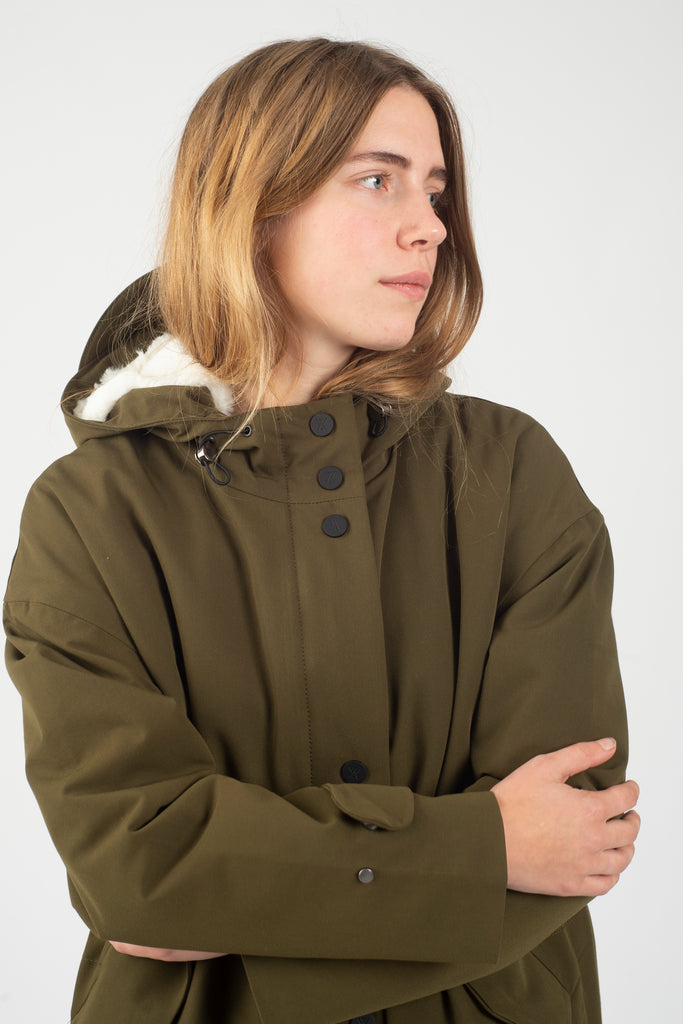 Sherpa Parka Berlingo Army - Welter Shelter - Waterproof, Windproof, breathable Packable